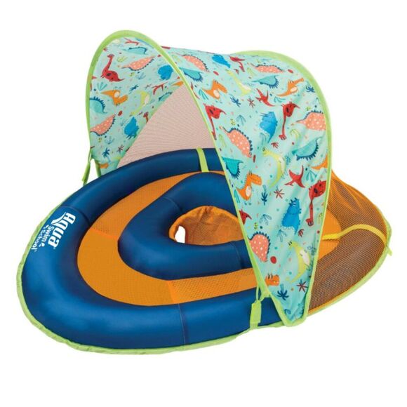 Aqua Swim School Grow-with-Me Baby Pool Float Boat for Infants | UPF 50 Canopy - Picture 2 of 8
